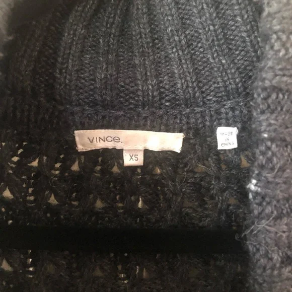 Vince Cable Knit Alpaca /Wool Belted Cardigan. EUC